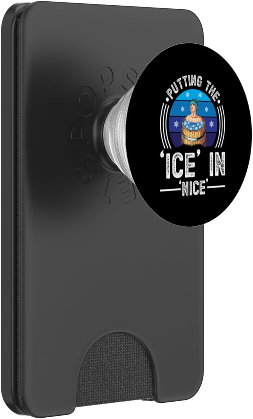 Ice Bath PopSockets PopWallet for MagSafe