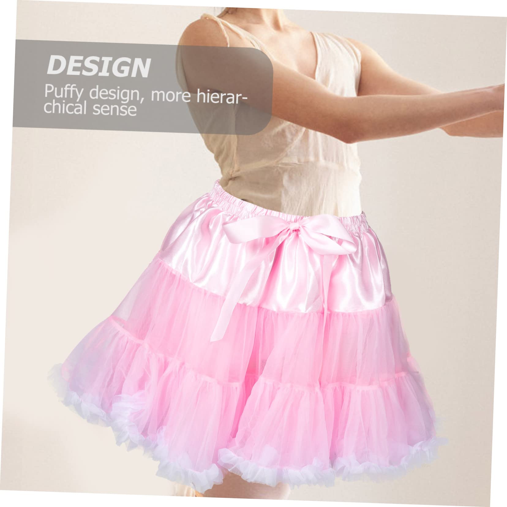 2 Pz gonna di tulle per bambini gonne a ruota gonna a campana skort da principessa rosa per ragazze tutù rosa gonne di tulle costume da bambino adulto le nuvole poliestere