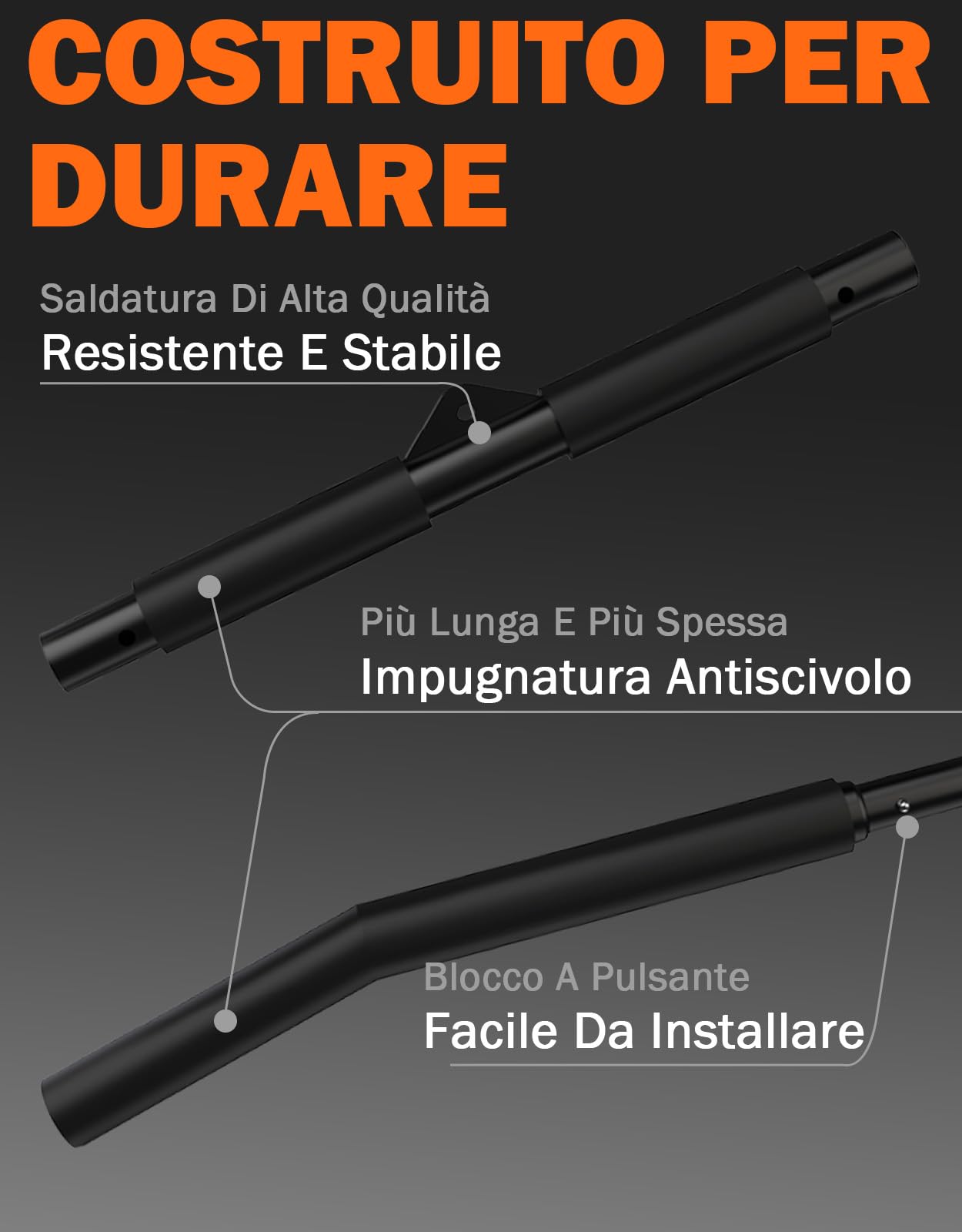 Fitarc Barra Lat Machine 102 cm, impugnatura antiscivolo a tutta lunghezza, barra Lat Pulldown per macchina a cavi, supporta presa stretta e larga