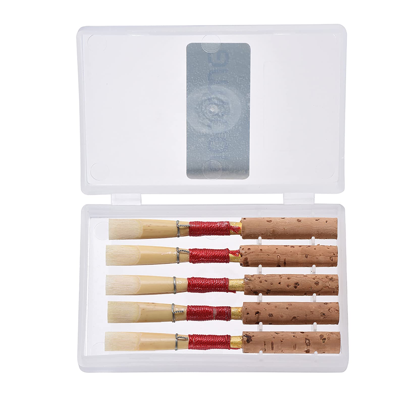 Oboe Reeds, Professional Quality, Pack of 5 pcs. For Excellent Sound, Plastic Case For Oboe Players