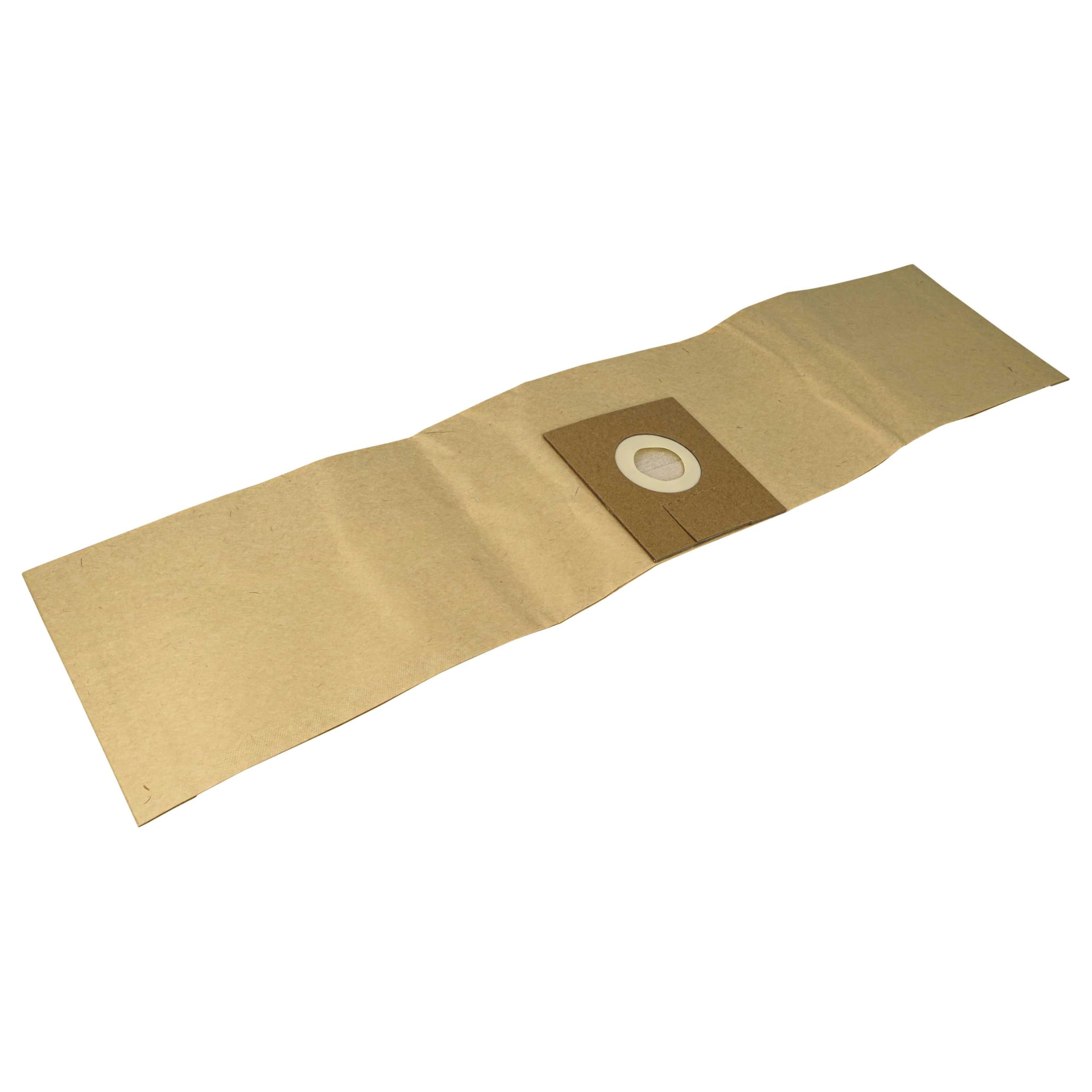 vhbw 50 x worek na kurz zamiennik do Ecolab 10009747 do odkurzacza - 63 cm x 15 cm brązowy