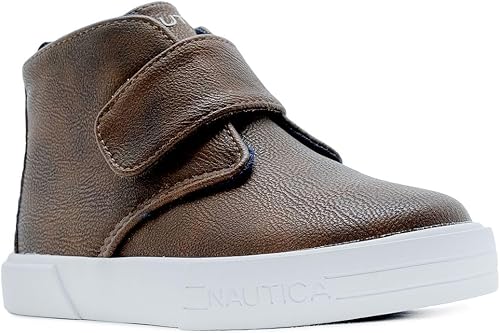 Nautica Botas Chukka de vestir para niños, botines para niños con correa ajustable (niños pequeños)