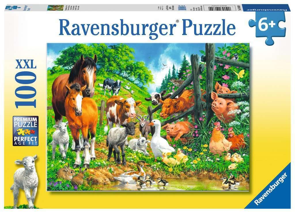 Ravensburger Children's Puzzle - 10689 Animal Puzzle for Children from 6 Years with 100 Pieces in XXL Format