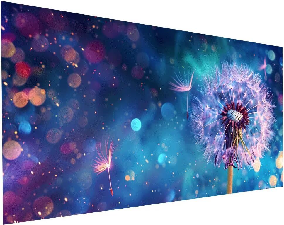 Peinture Diamant Pissenlit 70x140 cm contre le Stress quotidien