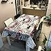 Cartoon Puppy Pattern Tablecloth Waterproof Cloth Rectangular Wedding Dining Table Coffee Table Set Home Textiles Manteles Nappe AV4 140x200cm
