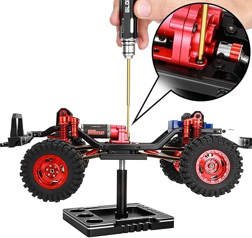 Miniatura 6 de AIYIHOBBY Soporte multifuncional para coche RC 118 124 Soporte de trabajo RC Soporte de reparación RC con destornilladores RC Kit de herramientas RC