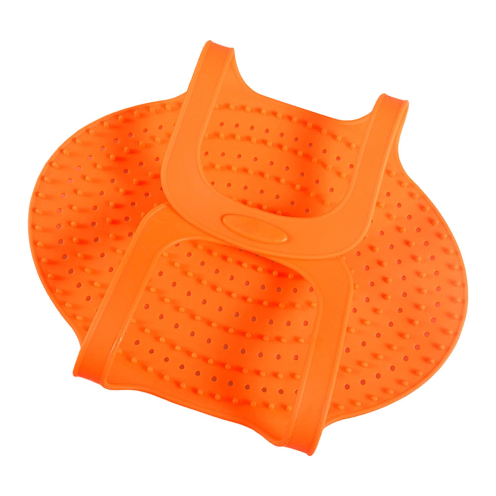Tsophreniq Practical Silicone Turkey Basket with Interlockings Handle for Secure Lifting Multipurpose Trivet Cooking Tool