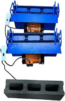 Fully Automatic Brick Making Machine, Block Making Machines, Customizable Molds, Max Pressure 23kn, 45s Fast Forming, Vibration Frequency 212 Times/Min, 30 Bricks/H
