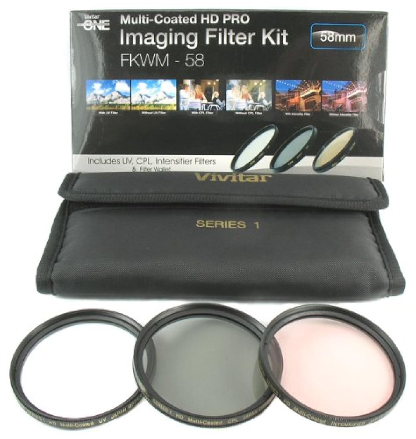 Series 1 Multi-Coated HD PRO Imaging Filter Set (58mm UV/CPL/Intensifier)