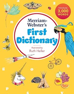 Merriam-Webster’s First Dictionary for Kids Ages 5-7: Illustrated K-2 Beginner Dictionary with 3000 Words
