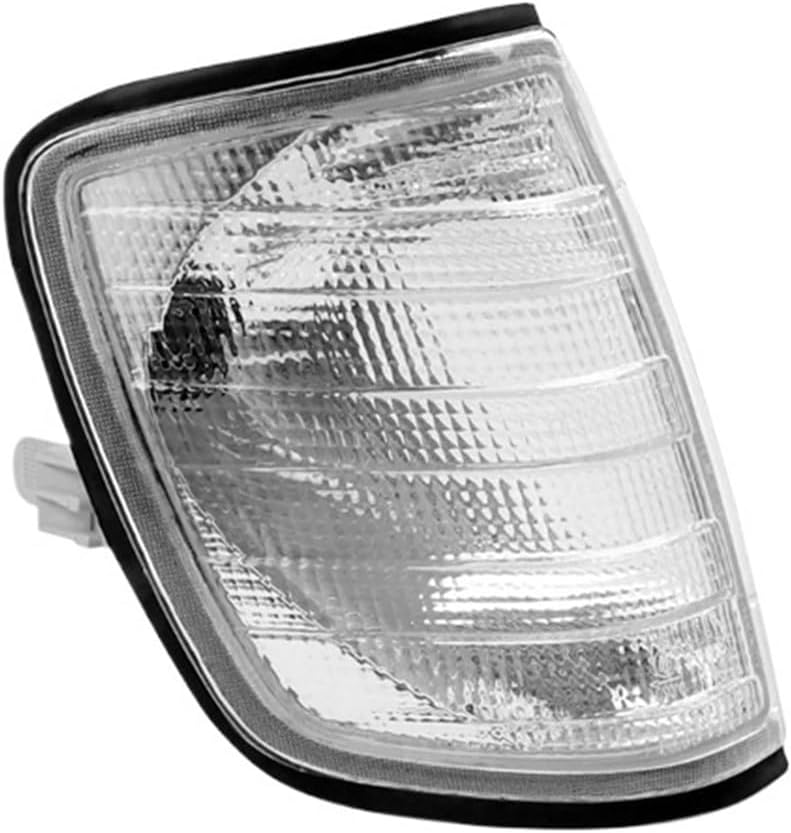 Car turn signal 85-95 Fit For Mercedes-Benz E-Class W124 front bumper light turn headlight front corner light car lights(L Yellow)