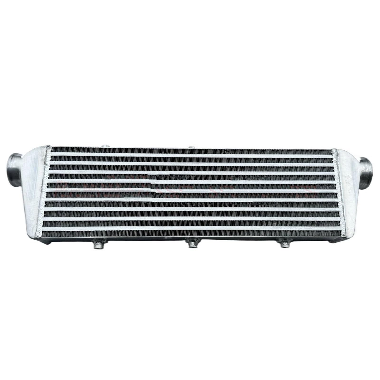 Dgoingpi One Color Universal Intercooler Core 550X180x65mm Front Mount Bar & Plate 2.5Inch In/Outlet Turbocharger Parts Turbo Intercooler Kit Intercooler Piping Kit