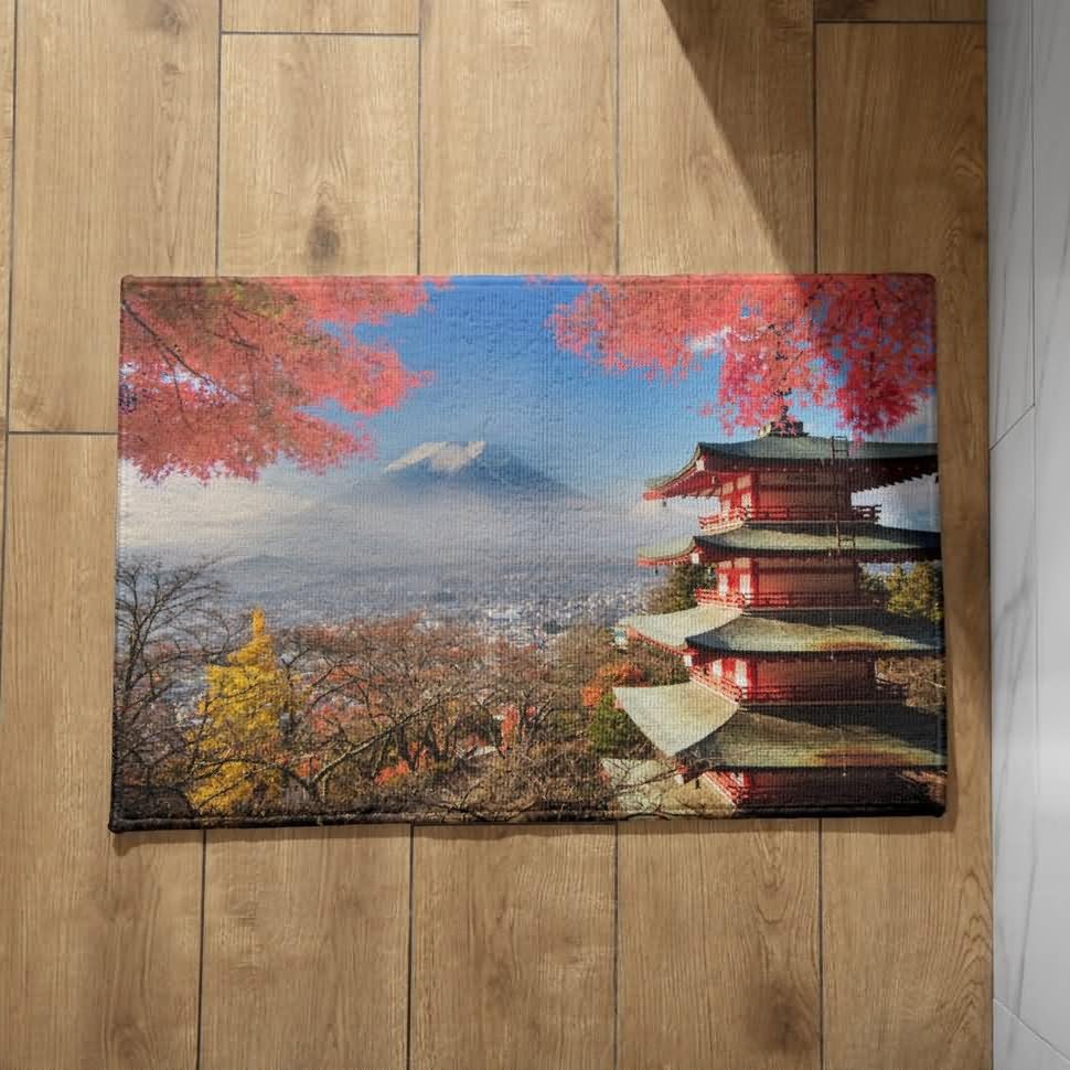 Felpudos para exterior e interior con paisaje natural decorativo de 50x80cm