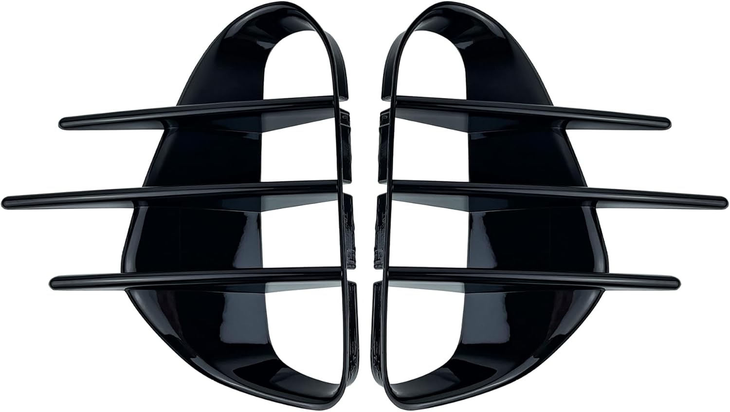 2PCS Front Fog Light Trim Covers Fit for Kia Stinger 2018-2023 Carbon Fiber Pattern