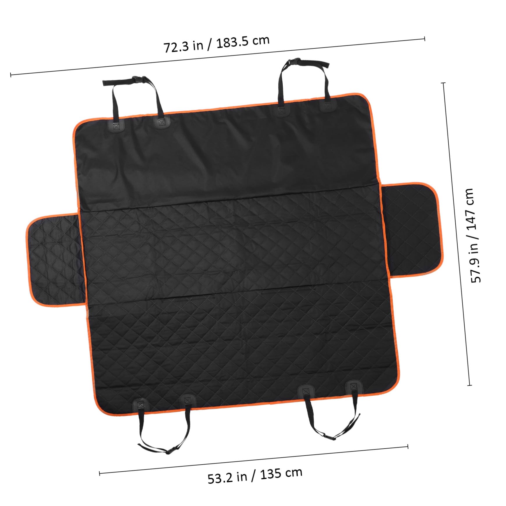 Funda Asiento Coche Perro Antideslizante Hamaca Grande para Mascotas Compatible Varios Fácil Limpieza