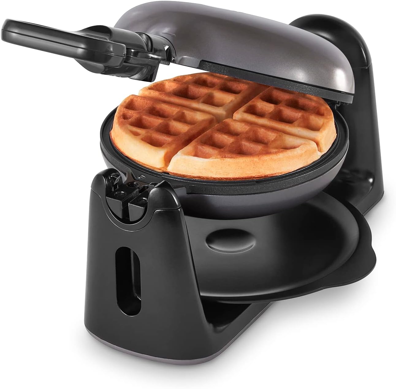 DASH Flip Belgian Waffle Maker With NonStick Coating for