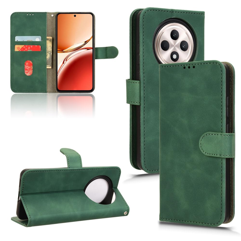 SRISHP Cover per Honor Magic 6 Lite 5G, Magnetica Cover a Libro con Slot per Schede, Custodia in PU Pelle Portafoglio per Honor Magic 6 Lite 5G, Blu