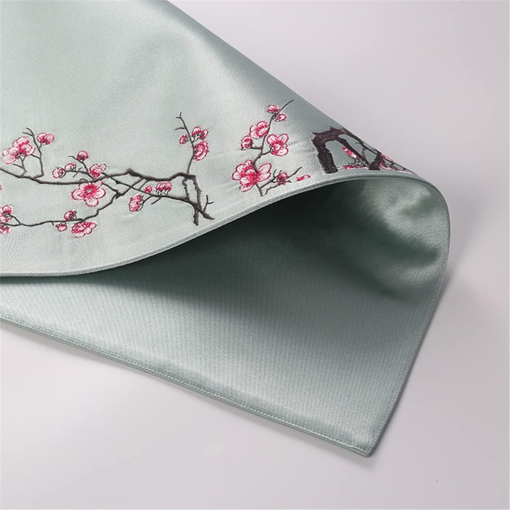 Embroidered Satin Decorative Table Place Mats Coasters Table Mats Heat Insulation Placemats
