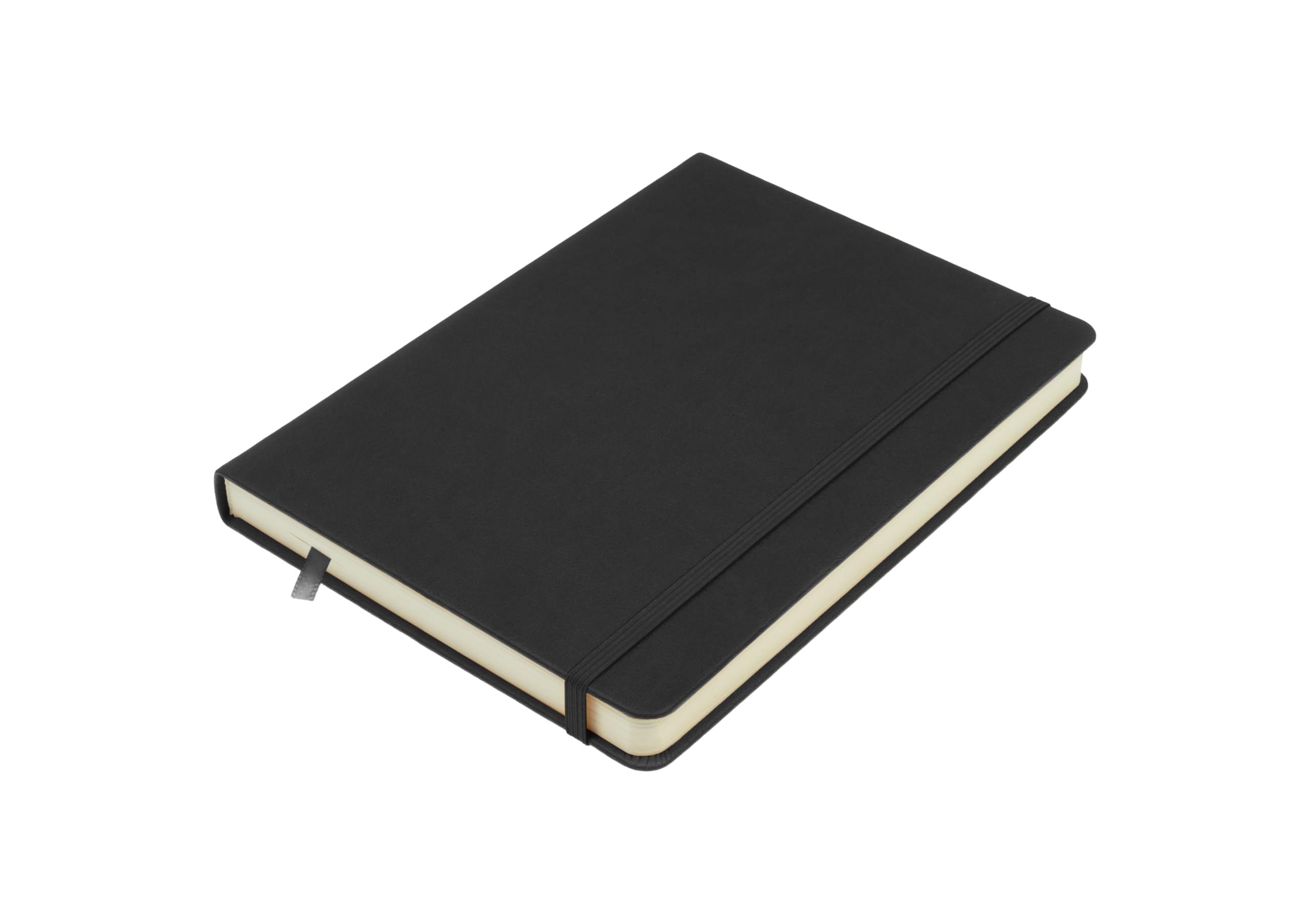 Kangaro Art Cuaderno de bocetos A5 negro PU tapa dura 80 hojas 140 gramos papel crema