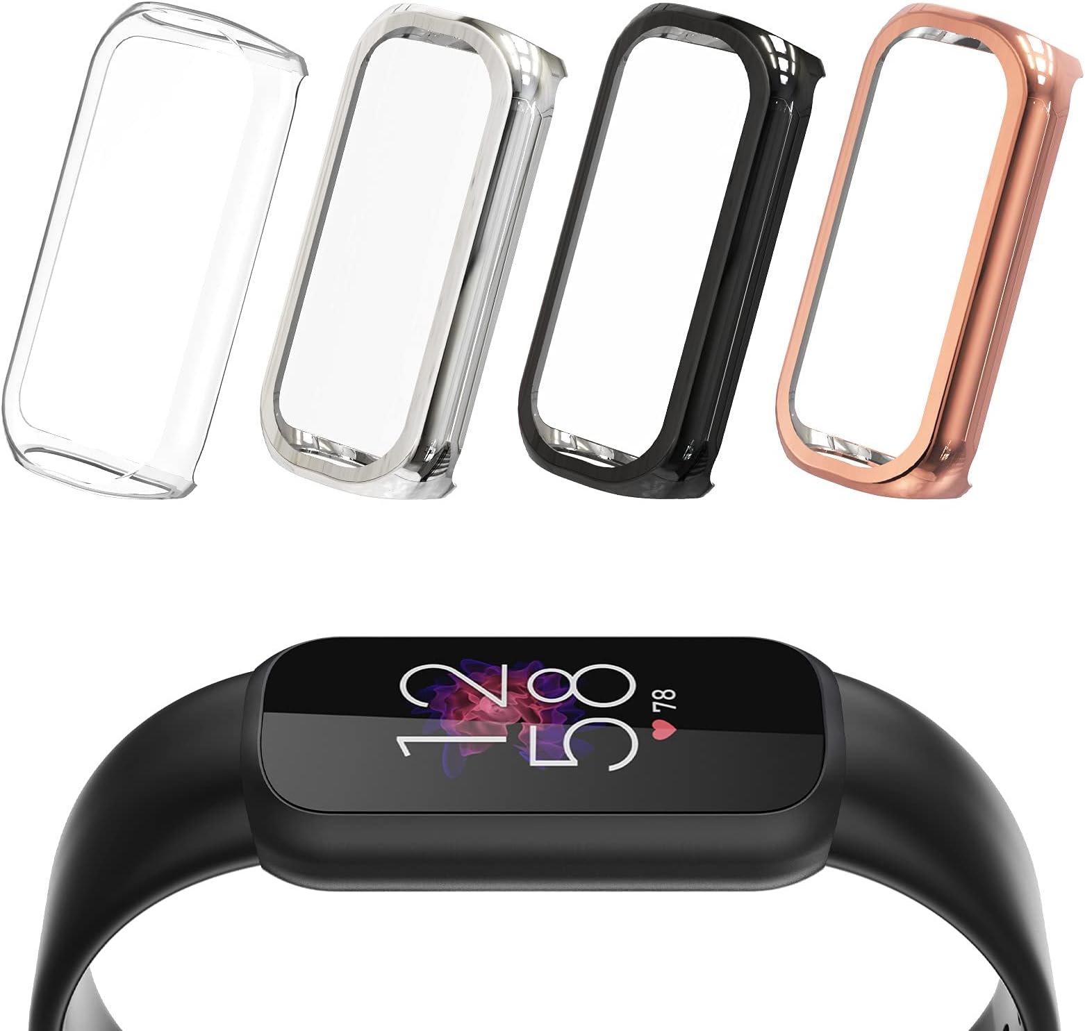 Screen Protector Case Compatible with Fitbit Luxe