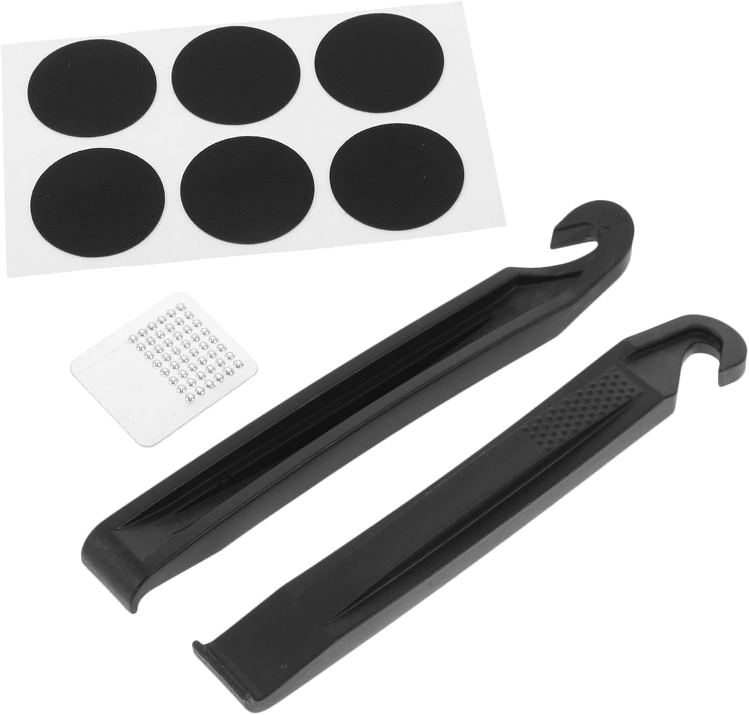 Heavy Duty Tire Lever Bicycle Tube Patch Kit Self-Adhesive Patches Bike Tire Repair Kit for Road Mountain Bikes