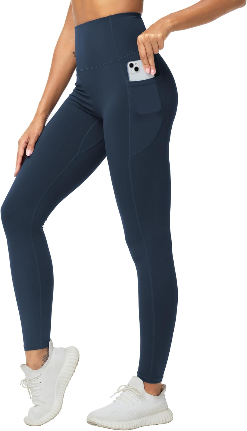 THE GYM PEOPLE Women's Scrunch Butt Lifting Yoga Pants High Waisted Stretch Athletic Workout Leggings with Pockets - Image 2