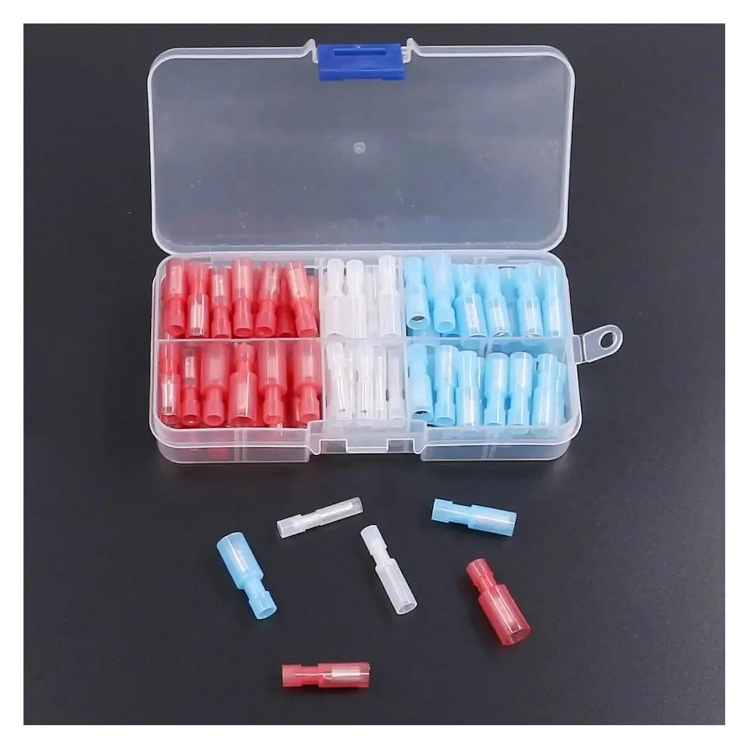 60Pcs Fully Insulated Electrical Wire Crimp Connectors Butt Splice Terminals Male & Female Quick Conector AWG 24-10 VUQLDHAYZ