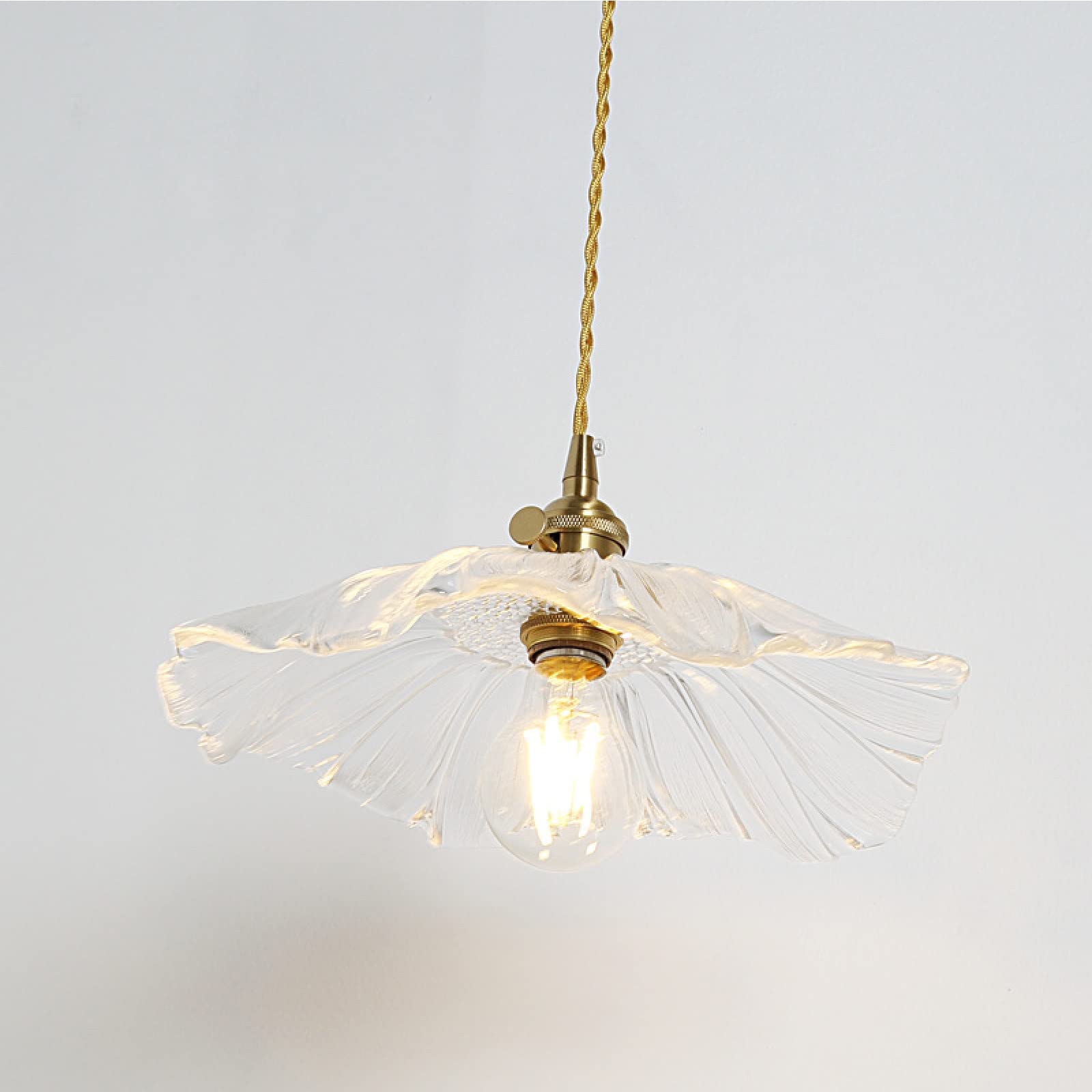 Japanse Retro Glazen Bloem Hanglamp - Nederland