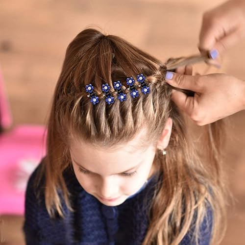 Miniatura 3 de Jaciya 65 pinzas para el pelo de garra pequeña, mini pinzas para el cabello para niñas, mini accesorios coloridos para el cabello para mujeres,