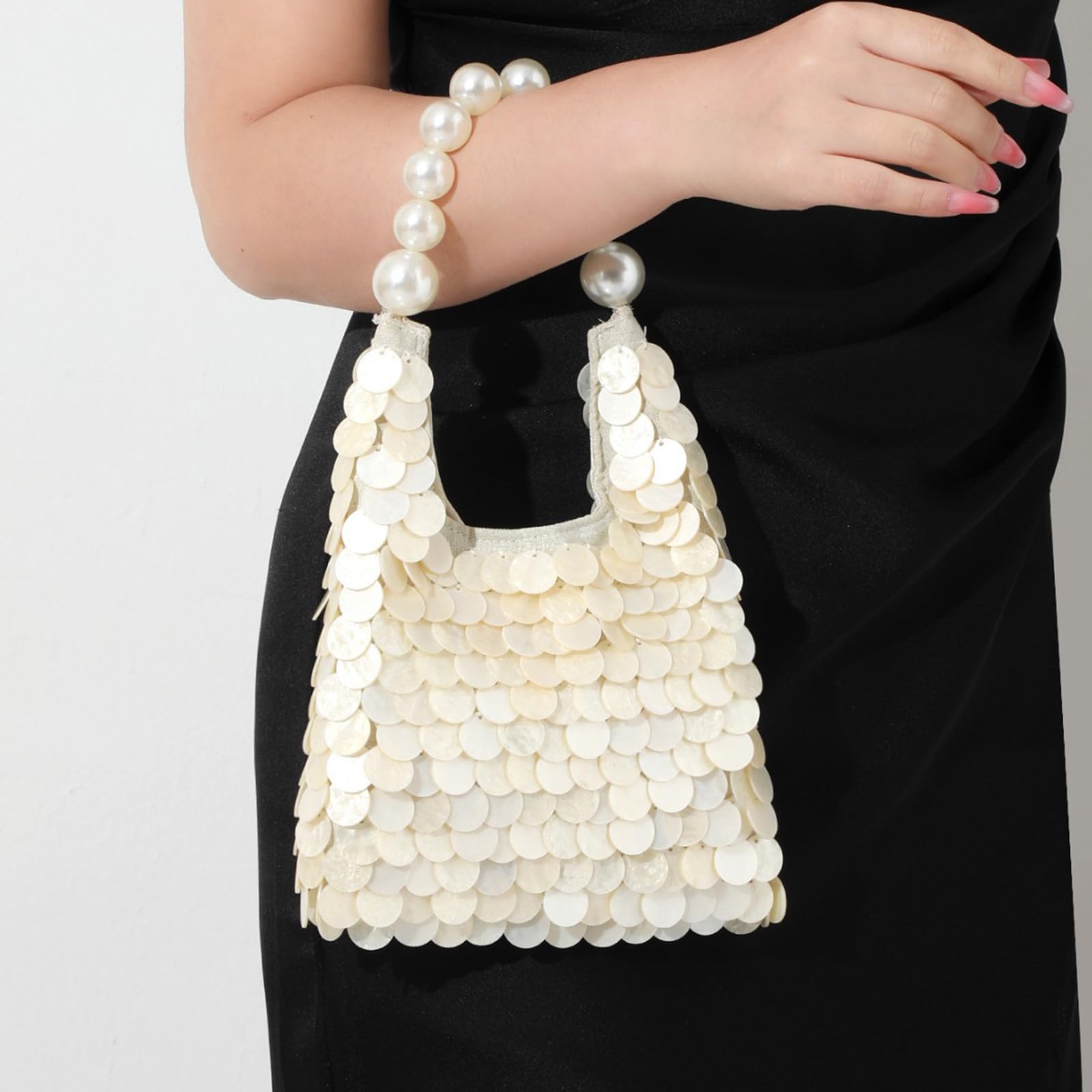 Borse da con pochette, borsetta alla, conchiglie con