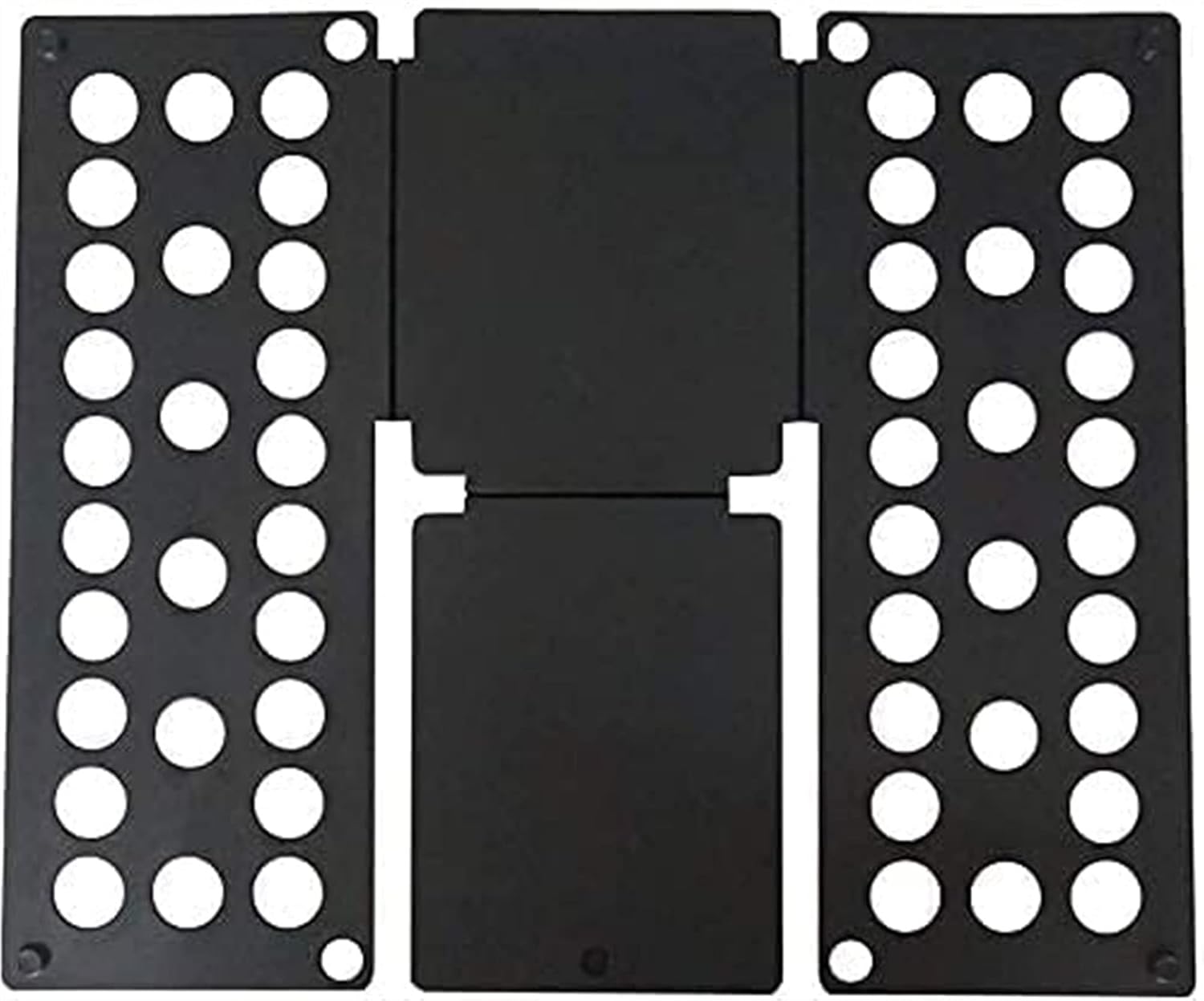 BIZS Magic Lazy Ropa Paño Ropa Carpeta Carpeta Plegable Plancha De Lavandería Carpeta Flip Pliegue Ropa Rápida Flip Carpeta Organizador Organizador De La Sala De Lavandería para Niños (Color : Negro)