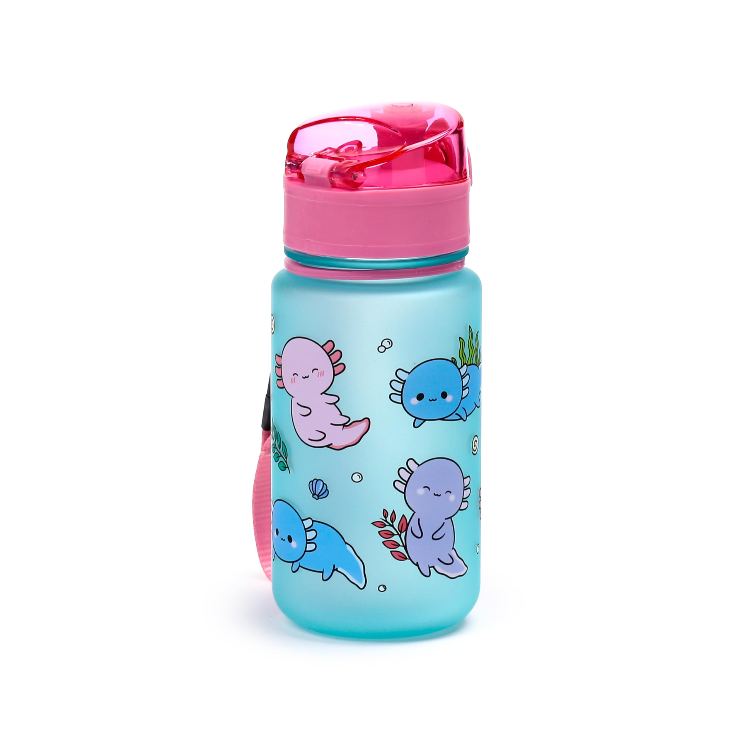 Puckator Gourde invisible pour enfants 350 ml - Axolotl - Animaux doux ADORAMALS