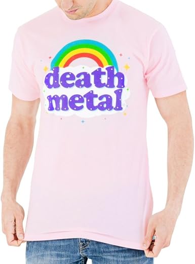 camiseta death metal rosa