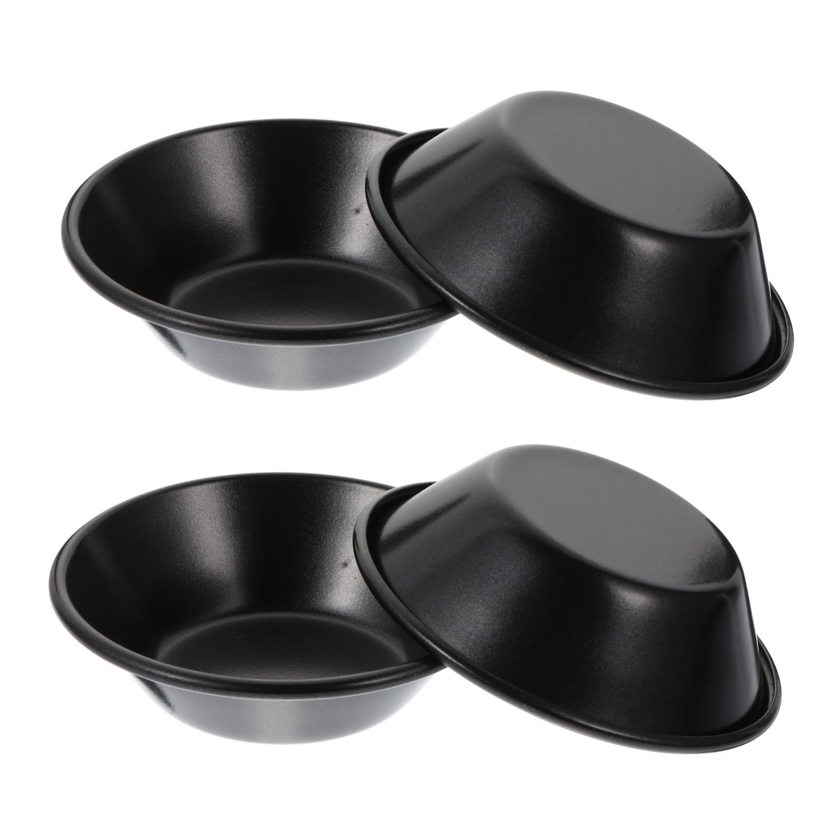 POPETPOP 5 Set Fudge Carbonio Antiaderenti E Profondi Per Torte Muffin Puddings E Cioccolatini Per Cucina E Nero 4 Pezzi * 5