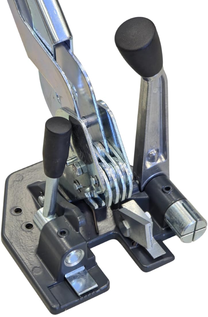 SET PER SPEDIZIONIERI COMPLETO DI CARRELLO PORTAROTOLO, REGGIATRICE MANUALE, 200 SIGILLI IN METALLO E REGGIA IN PLASTICA 1500 METRI CATOCCIMACCHINE