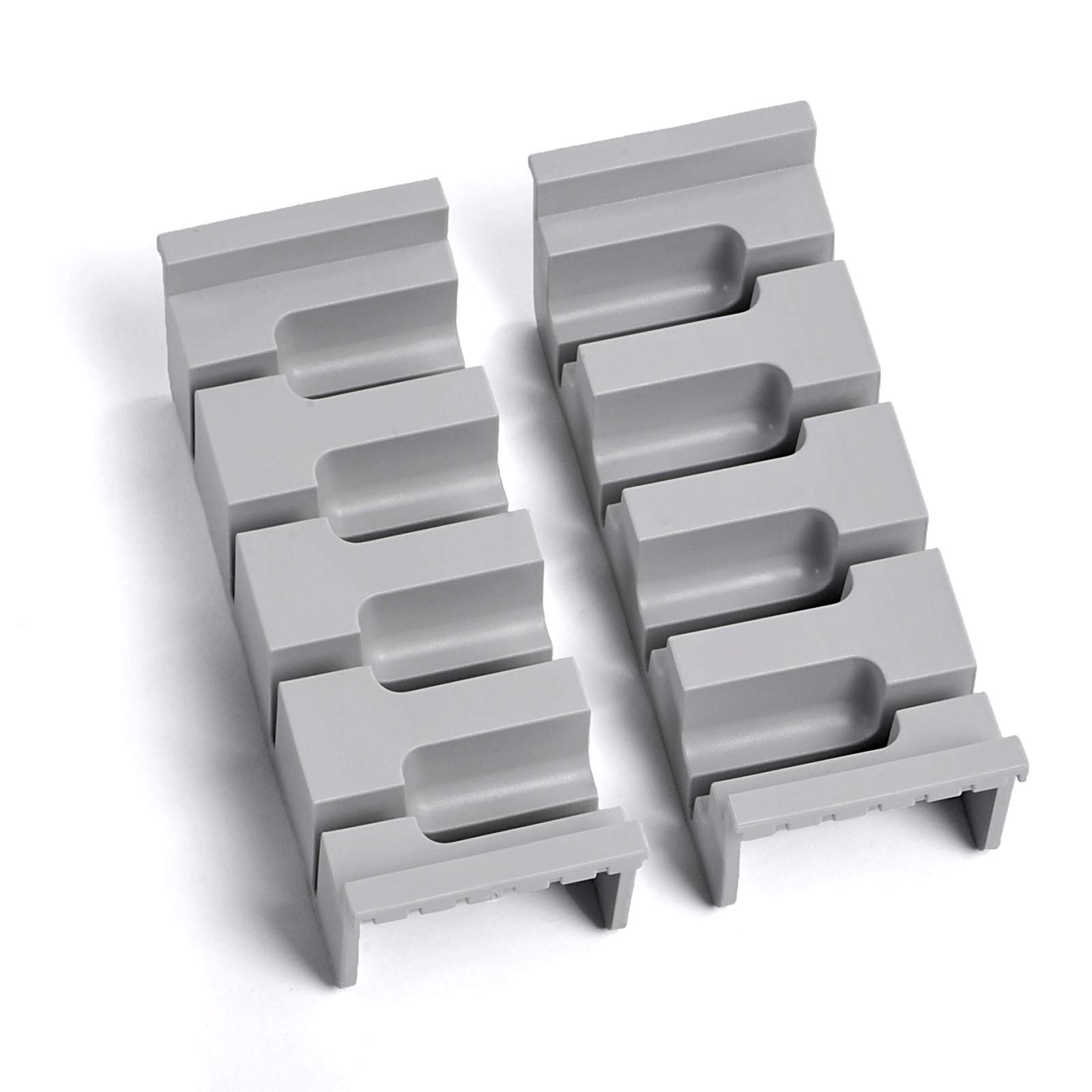 SOTECH Besteckeinsatz Cuisio transluzent-graphitgrau für 800 mm Korpusbreite Tiefe 473 mm mit Messerblock für Legrabox