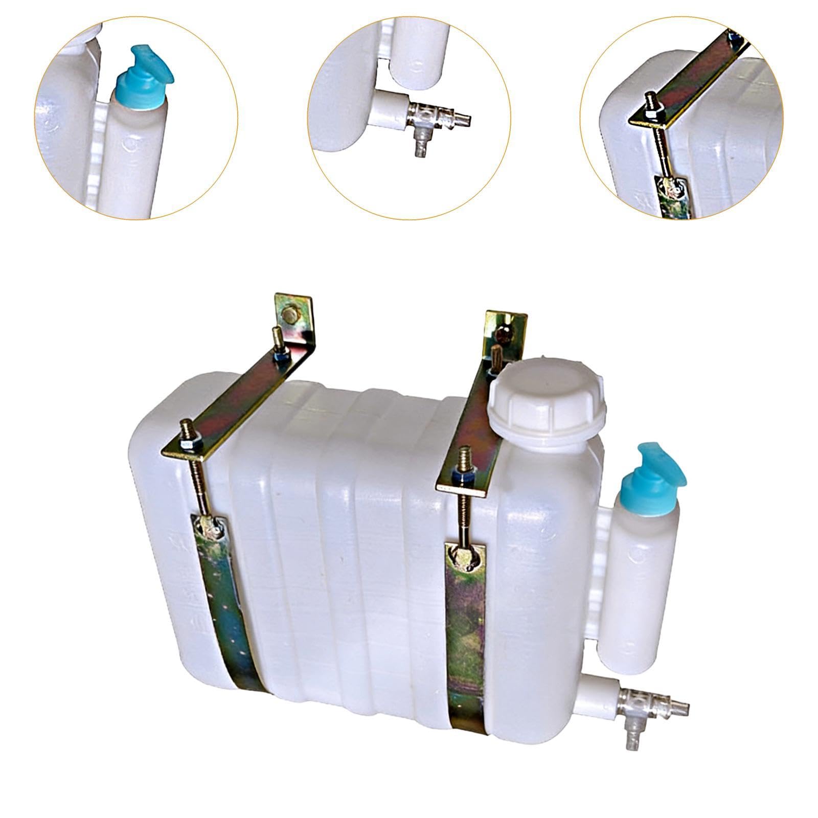 F Fityle Contenitore per Acqua Sospeso per Camion, Installazione Rapida, Portatile, Leggero, Accessorio Robusto per Cantieri Edili, Rimorchi e Uso Agricolo, Capacità 9 Kg