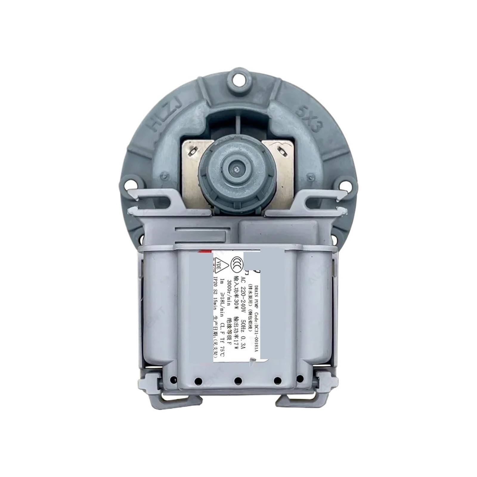 Drain Pump Motor PX2025-1 220-240V 50Hz 30W 3000r/min DC31-00181A Washer Drainage Parts，Compatible for Samsung，Washing Machine