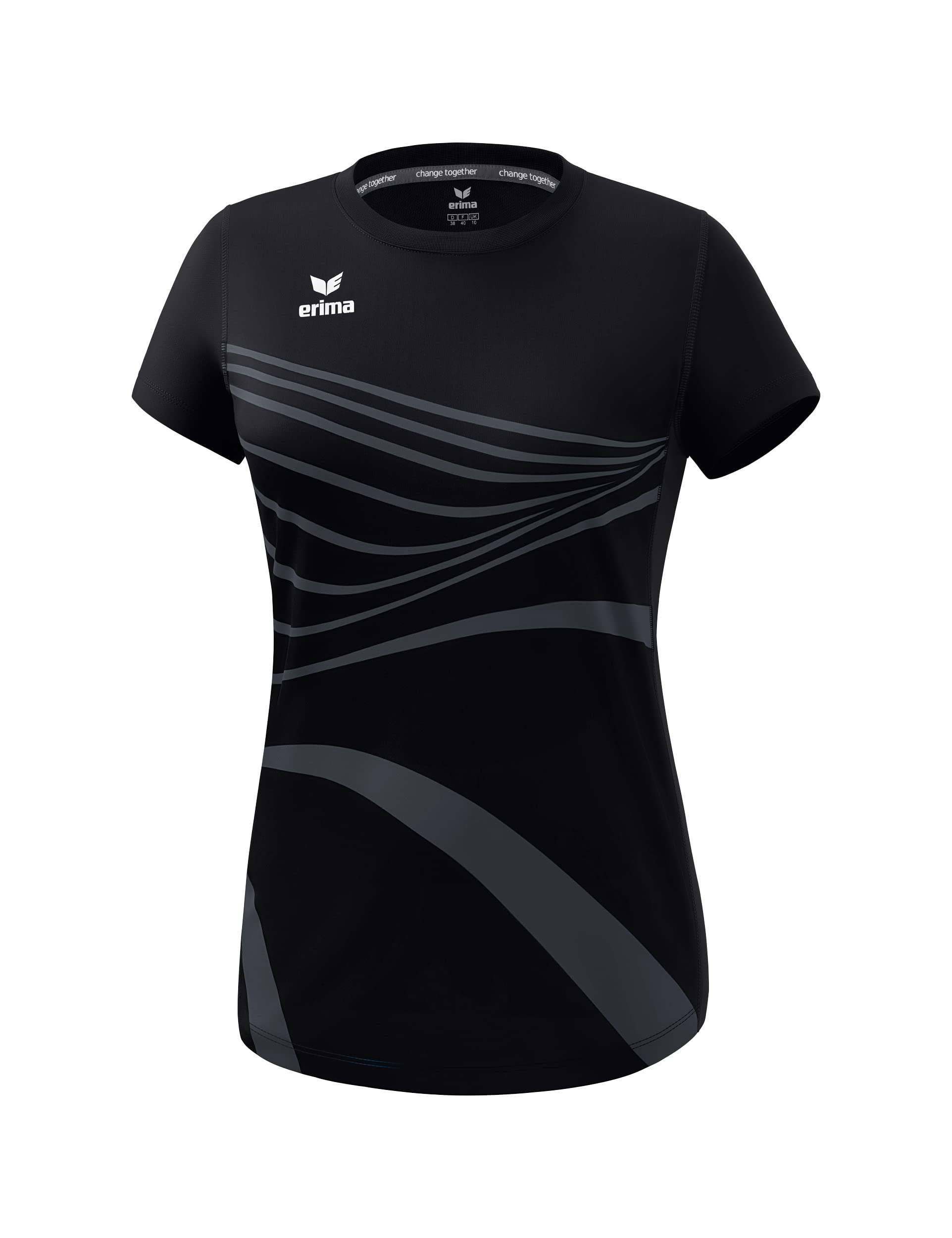 Erima Damen Racing 2.0 T-Shirt (8082310), schwarz, 34