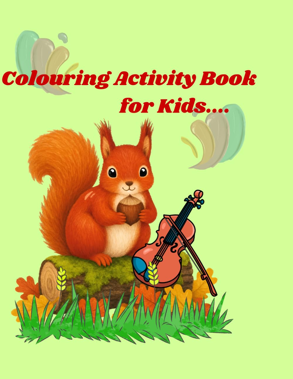Fun Coloring Adventures: Animals, Birds & Instruments