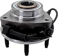 Vista 4 de MotorbyMotor 513188 Cojinete de rueda delantera y conjunto de cubo de 6 lengüetas con ABS para Chevy Trailblazer SSR, GMC Envoy, Buick Rainier