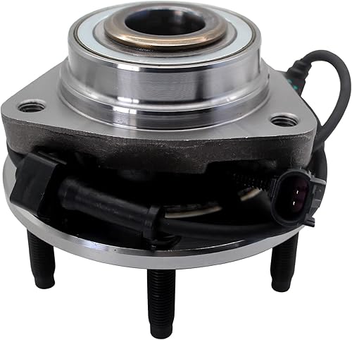 Miniatura 4 de MotorbyMotor 513188 Cojinete de rueda delantera y conjunto de cubo de 6 lengüetas con ABS para Chevy Trailblazer SSR, GMC Envoy, Buick Rainier,