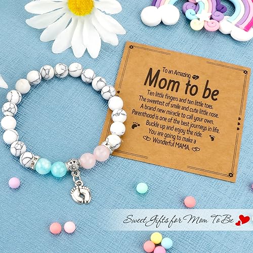 Mom-To-Be Pregnancy Bracelet: Gift Ideas for New Moms & Gender Reveal3
