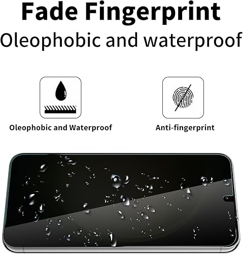 Miniatura 6 de Corefyco Direct Paquete de 2+2 protectores de pantalla de privacidad para Galaxy S23 Plus y protector de lente de cámara, vidrio templado 9H,