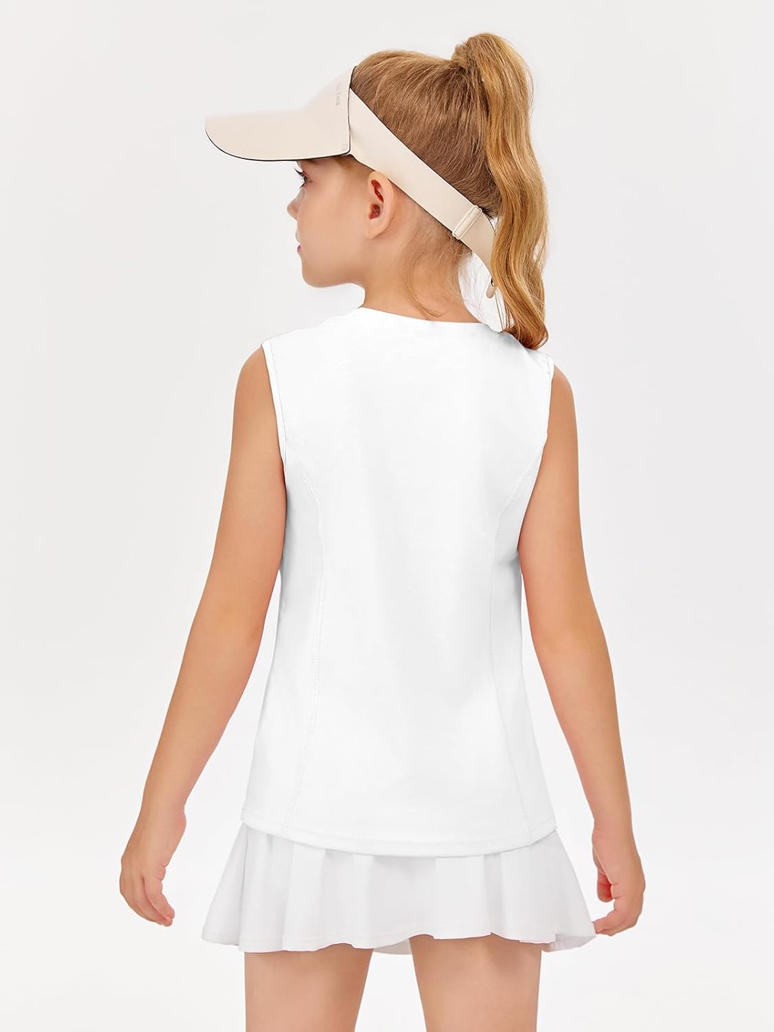 Haloumoning Girls Athletic Tank Tops Kids Sleeveless Running Tennis Yoga Shirts 4-14 Years - Image 5