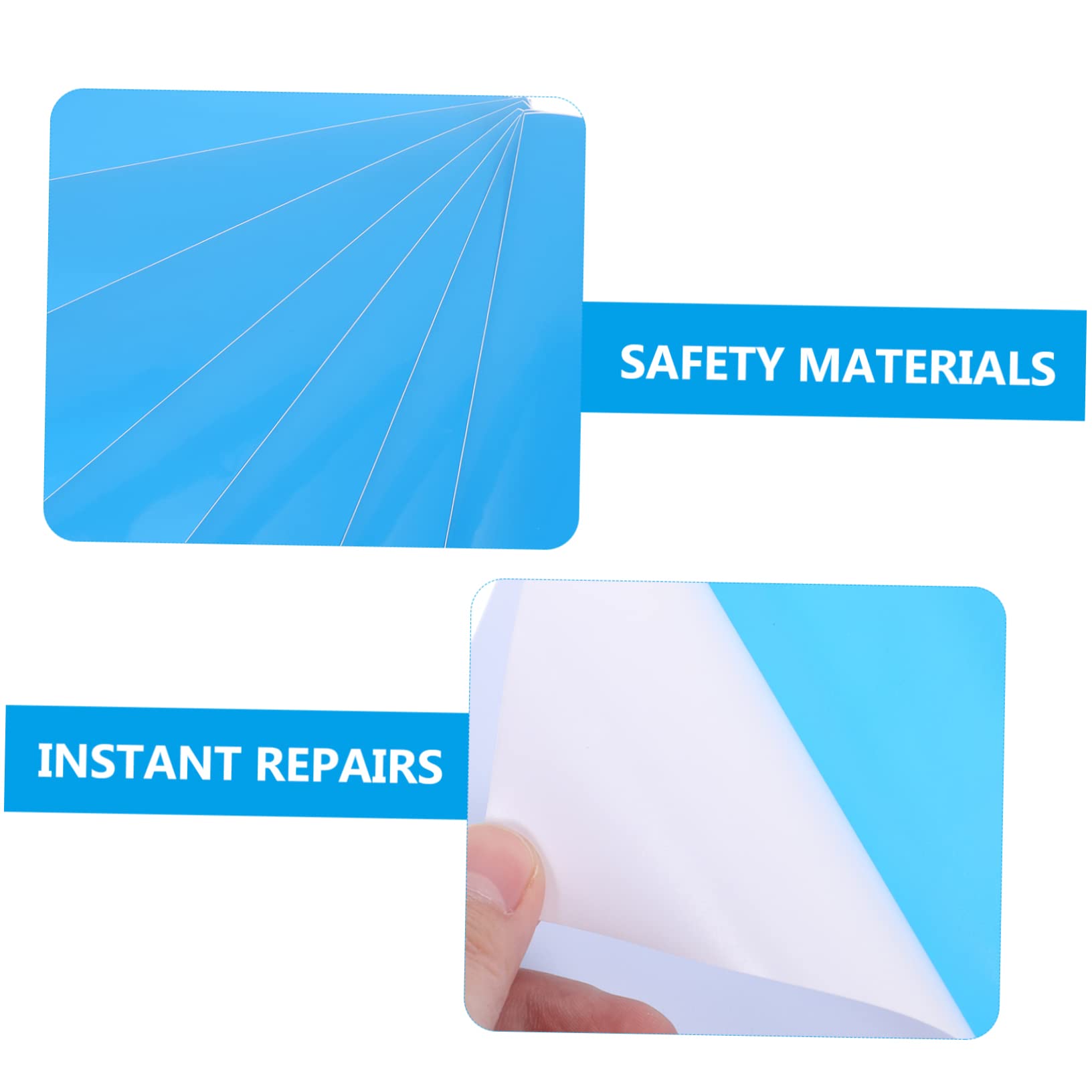 Yardwe PVC Re Glue Pare-Brise Peut Doublure Été Patch Skimmer Patch Imperméable Re Déchirure Gonflable Manuel Gonflable Parch Re Vinyle Re Patch Flottant Est