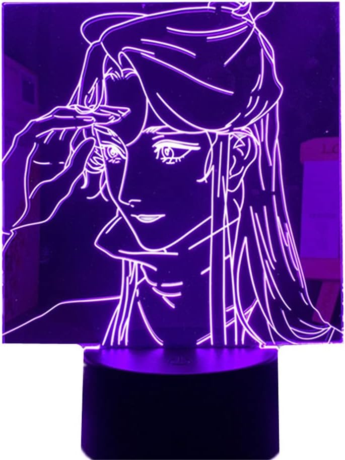 3Dランプ アニメ 漫画 フィギュア 天 関市 Fu Xie Lian RGB LED アクリル照明ランプ リモコン ナイトライト USB ホーム装飾 誕生日/バレンタインデー/クリスマスギフト Xie Lian