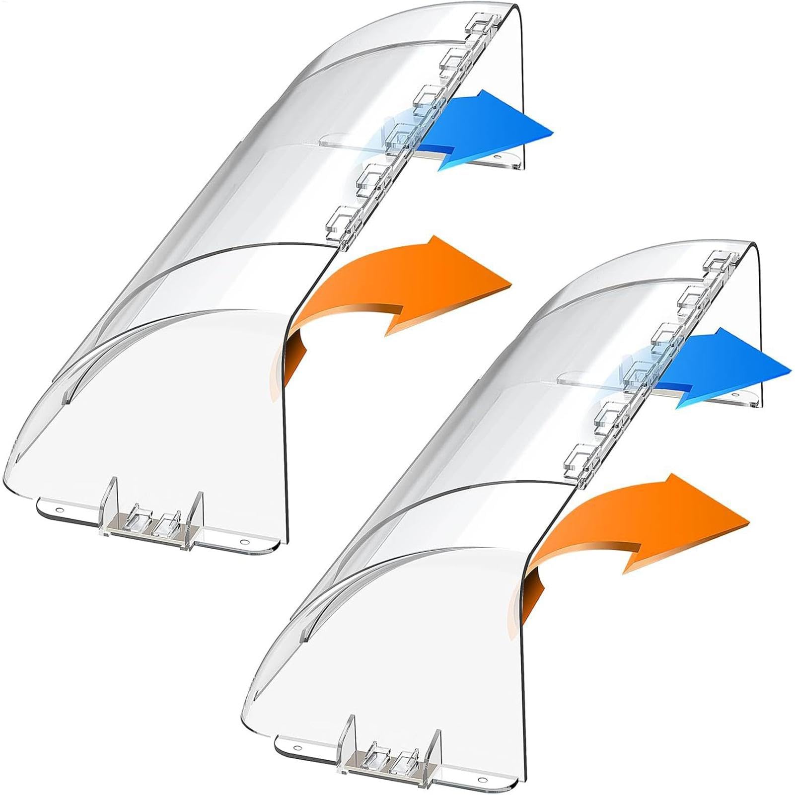 Deflettore Dell'aria Magnetico Regolabile, Facile Da Regolare Tra 8 14 Pollici 2~p142195653 - Foto 5