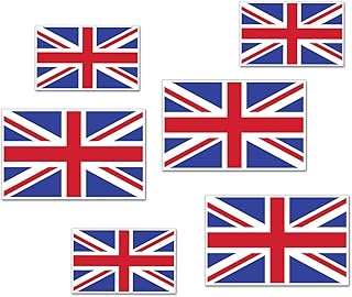 British Flag Cutouts - 6 Pcs.