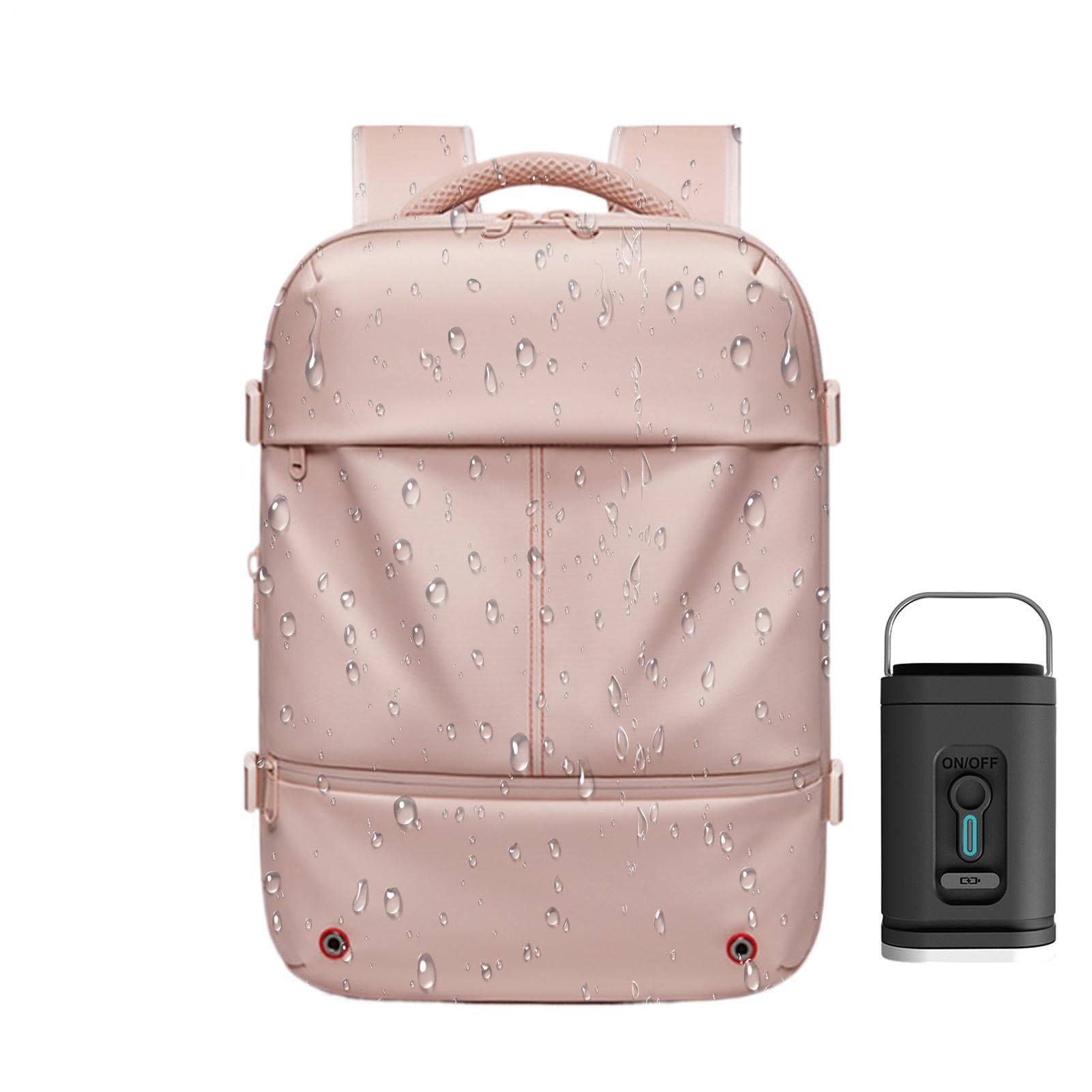 Sac à dos sous vide – 48 L – Sac à dos de voyage extensible pour ordinateur portable pour voyage d'affaires, ranch de nuit, aventure, urgence